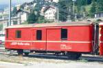 D 4062 - Gepckwagen am 07.09.1994 in St.Moritz - Baujahr 1931, Untergestell 1903, falsch angeschrieben bernahme 18.10.1945  - SIG/RhB - Fahrzeuggewicht 10,00t - Zuladung 5,00t - LP 10,68m -