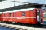 D 4209 - Gepckwagen am 19.08.1995 in Chur - Baujahr 1914, nach Umbau bernahme 31.12.1962 - SIG - Fahrzeuggewicht 17,00t - Zuladung 8,00t - LP 13,86m - zulssige Geschwindigkeit 90 km/h.- 