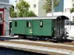 RhB - Oldtimer Gepckwagen D 4052 in Chur am 20.09.2013