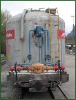 Frisch gemalt war Uc 8017 ein usserst farbenfrohes Fahrzeug.