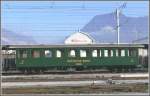 B 2246 des RhB Dampfzuges vor dem Depot in Landquart.