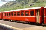 RhB - B 2345 am 28.05.1990 in Scuol - 2.Klasse Einheitspersonenwagen (Typ 1) - bernahme 11.12.1963 - FFA/SIG/RhB - Fahrzeuggewicht 18,00t - Sitzpltze 64 - LP 18,42m - zulssige Geschwindigkeit 90