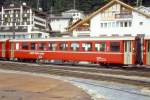 RhB - B 2359 am 12.08.1991 in Disentis - 2.Klasse Einheitspersonenwagen (Typ 1) - bernahme 25.06.1966 - FFA/SIG/RhB - Fahrzeuggewicht 18,00t - Sitzpltze 64 - LP 18,42m - zulssige Geschwindigkeit