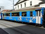 RhB - Personenwagen  1 Kl. As 1256 vor dem Bahnhof von Chur am 25.05.2008