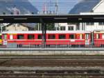 Der RhB A 1263 hatte bereits den neuen Anstrich bekommen als er am 25.7.05 in Landquart stand.
