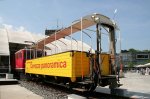 Sonderausstellung  Sonne bewegt  im Verkehrshaus Luzern mit RhB Aussichtswagen B 2092. (14.08.2012)