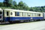 RhB - As 1142 am 25.10.1997 in Davos Platz - Historischer 1.Klasse Salonwagen 4-achsig ALPINE CLASSIC PULLMAN EXPRESS - Baujahr 1931 - SIG - Fahrzeuggewicht 20,00t - Sitzpltze 32 - LP 16,40m -