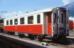 RhB - As 1161 am 07.06.1997 in Landquart - Historischer 1.Klasse Salonwagen 4-achsig - Baujahr 1929 - SIG - Fahrzeuggewicht 24,10t - Sitzpltze 24 - LP 16,44m - zulssige Geschwindigkeit 90 km/h -