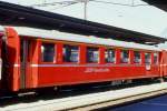 RhB - A 1236 am 09.09.1990 in Chur - 1.Klasse Einheitspersonenwagen Typ I - bernahme 06.11.1965 - FFA/SIG - Fahrzeuggewicht 18,00t - Sitzpltze 36 - LP 18,42m - zulssige Geschwindigkeit 90 km/h -