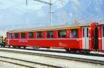 RhB - A 1239 am 18.03.1999 in Untervaz - 1.Klasse Einheitspersonenwagen Typ I - bernahme 23.11.1965 - FFA/SIG - Fahrzeuggewicht 19,00t - Sitzpltze 36 - LP 18,42m - zulssige Geschwindigkeit 90 km/h