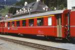 RhB - A 1241 am 26.08.1998 in Landquart - 1.Klasse Einheitspersonenwagen Typ I - bernahme 03.12.1965 - FFA/SIG - Fahrzeuggewicht 18,00t - Sitzpltze 36 - LP 18,42m - zulssige Geschwindigkeit 90
