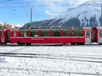 RhB - Panoramawagen 1 Kl. Api 1293 in St. Moritz am 15.02.2014