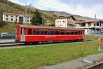 Der  Spitzenverkehr  B 2269 abgestellt in Scuol-Tarasp, 04.11.2014.