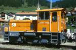 Furrer + Frey - Tm 2/2 50 am 25.08.2000 in Ardez - Baudiensttraktor - bernahme: 20.11.1997 - RACO? - ? KW - Gewicht 24,00t - LP 6,55m - zulssige Geschwindigkeit 40/40geschleppt km/h.