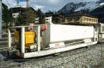 RhB - AVN ArgeVereina Nord  15  am 13.05.1994 in Klosters - Betonwagen - Baujahr 1994 - Belloli - Hinweis: gescanntes Dia  