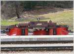 Nicht zu Unrecht steht der Spurpflug Xk9144 immer noch in Pontresina auf Abruf bereit. (09.05.2010)