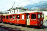 RhB - ABt 1701 I am 19.08.1995 in Chur - 1./2.Klasse Steuerwagen - bernahme 27.05.1969 - SWS/SWP/RhB/MFO - Fahrzeuggewicht 13,00t - Sitzpltze 12/23 - LP 15,03m - zulssige Geschwindigkeit 80 km/h -