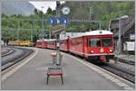 S1 1521 nach Rhäzüns mit Be 4/4 Pendelzug 514/1714 in Reichenau-Tamins.