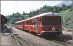 Vor 25 Jahren war der Vorortsverkehr im Churer Rheintal noch nicht so ausgebaut, weshalb die Be 4/4 Pendelzge hier mit Stwg 1713 zwischen Davos und Filisur liefen.
