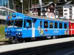 RhB - Steuerwagen 2 KL. Bt 1703 im Bahnhof von Arosa am 07.05.2009