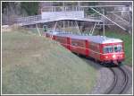 S1 1518  mit Steuerwagen 1711 zwischen Bonaduz und Reichenau-Tamins.