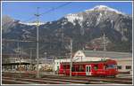 BDt 1755 mit Vilan 2375m und Glegghorn 2450m in Landquart.