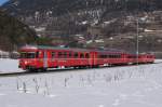 ABDt 1715 erreicht am 3.3.12 an der Spitze einer S 1 Bonaduz.