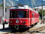 RhB - Triebwagen Be 4/4 513 in Landquart am 26.07.2009