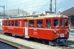 RhB - ABDe 4/4 484 II am 11.05.1994 in Chur - Gleichstromtriebwagen Arosabahn - Baujahr 1957- SWS/BBC - 480 KW - Gewicht 43,00t - 1./2.Klasse Sitzpltze 12/24 - LP 17,77m - zulssige Geschwindigkeit