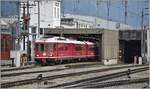 Vorortpendelzug Be 4/4 513 in Landquart.