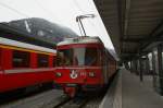 Regionalzug Chur - Thusis mit Be 4/4 514 aufgenommen  am 10.03.2009 in Chur, wartet er auf die Ausfahrerlaubnis nach Thusis.