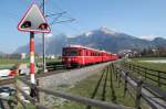Regio Pendel nach Rh�z�ns am 27.01.12 bei Igis