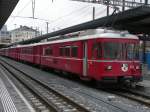 Be 4/4 515 und kurzer Verst�rkungspendel Be 4/4 514 ohne Zwischenwagen vor der Abfahrt nach Thusis in Chur (08.07.2006)