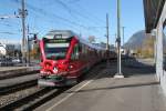Regiopendel Schiers-Rhäzüns-Schiers bei der Einfahrt in Landquart.03.11.14   