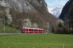 Regiopendel nach Rhäzüns zwischen Grüsch und Malans.11.04.16
