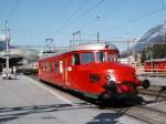 RhB Jubilum 100 Jahre Albulalinie,Der  Rote Pfeil  RAe 2/4 des Vereins SBB Historic,macht seine Aufwartung.Chur am 29.06.03