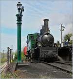 40 Jahre Blonay Chamby, Pfingstfestival 2008: Nachdem die 1889 gebaute RhB G 3/4 N° 1 bereits zwischen 1970 und 1988 bei der Blonay - Chamby Bahn im Einsatz stand besucht die Lok im Rahmen des 40