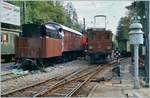 Während die Bernina Bahn Ge 4/4 81 nach ihrer langen Aufarbeitung (2008-2018) erste Rangierbewegungen in Chaulin absolviert, ist an der Bernina G 2x 3/3 Dampfschneeschleuder noch ein letzter