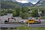 Tm 2/2 81 auf der neuen Hinterheinbrücke.