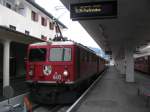 Ge 4/4 I - 601 in Scoul-Tarasp am 31.03.2010