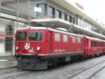 Ge 4/4 I - 610 am Bhfplatz Chur am 02.01.2007