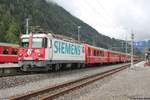 Ge 4/4'' 616 ''Siemens'' am 12.9.2017 als RE 1037 nach Davos Platz in Schiers.