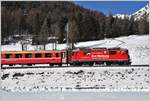 R1929 Ge 4/4 II 630  Trun  nach Pontresina bei Bever. (15.11.2017)