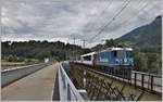 Glacier Express 905 mit Ge 4/4 II 619  Samedan  auf der Hinterrheinbrücke.