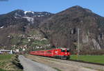 623 mit dem RE 1325 (Disentis/Mustér-Samedan) bei Malans 31.3.19