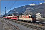 RE1740 aus Disentis nach Scuol/Tarasp mit Ge 4/4 II 622  Arosa  in Chur Gbf.