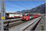 RE1745 mit Ge 4/4 II 615  Klosters   nach Disentis in Chur Gbf.