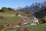 RhB Ge 4/4 //618 bei der Einfahrt in Ardez am 224.