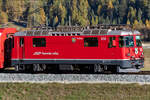 RhB, Ge 4/4II, 614, 16.10.2021, Bever