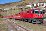 RhB, Ge 4/4 II, 613, 17.10.2021, Ardez